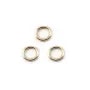 Anelli saldati 0.64x5mm - Gold Filled x 4 pezzi