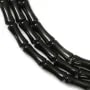 Obsidiana tubo bambú 5x12mm x 38cm