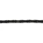 Obsidiana tubo bambú 5x12mm x 38cm