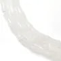 Jade branco tubo bambu 5x12mm x 38cm
