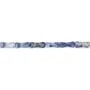 Jaspe mancha azul tubo bambu 5x12mm x 38cm