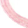 Tubo di quarzo rosa bambù 5x12mm x 38cm