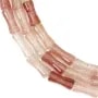 Cuarzo fresa tubo bambú 5x12mm x 38cm