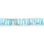 Larimar rondella heishi 3x9mm x 40cm