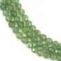 Apatite verte rond facetté 4mm x 38cm