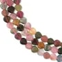 Tourmaline multicolore coeur plat 6mm x 37m