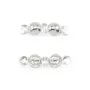 925 silver crimp covers 4mm x 6pcs