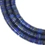 Lapis Lazuli heishi rondelle thickness 1.5 mm diameter 6 mm (39 cm)