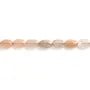 Perle Pierre de Lune Orange Facettée 4x6mm | Fournisseur Bijoux