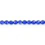Synthetic round faceted sapphire 3mm x 37cm