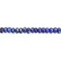 Lapislazzuli rondella sfaccettata 2x4mm x 38cm