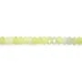 Jade-Zitronen facettierte Rondelle 2x4mm x 37cm