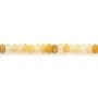 Gelber Aventurin facettierte Rondelle 2x4mm x 37cm