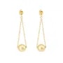 Orecchini Perle dei Mari del Sud/Australia 9-10mm - Gold Filled x 2pz