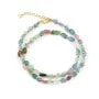 Collier Bracelet 2-en-1 - Tourmaline baroque & Gold Filled x 1pc