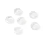 Clipes de proteção para orelha redondos 10mm - Silicone x 10pcs