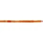 Tubo de cornalina 2x4mm x 38cm
