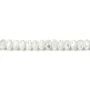 Nácar blanco en rodaja en hilo 4x6mm x 39cm