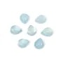 Cabochon Acquamarina goccia 8x10mm x 1pz