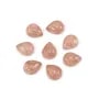 Cabochon Quarz Erdbeer-Tropfen 8x10mm x 1Stk