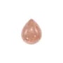 Cabujón de cuarzo fresa gota 8x10mm x 1pc