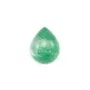 Cabochon Quarzo Avventurina (Fragola verde) goccia 8x10mm x 1pc