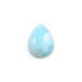 Cabochão Larimar gota 8x10mm x 1pc