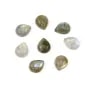 Labradorit Cabochon Tropfen 8x10mm x 1Stk