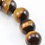 Bracelet Greta Tiger Eye Round Ball 8 MM