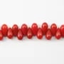 Bamboo de mer teinte rouge goutte 4x8mm 