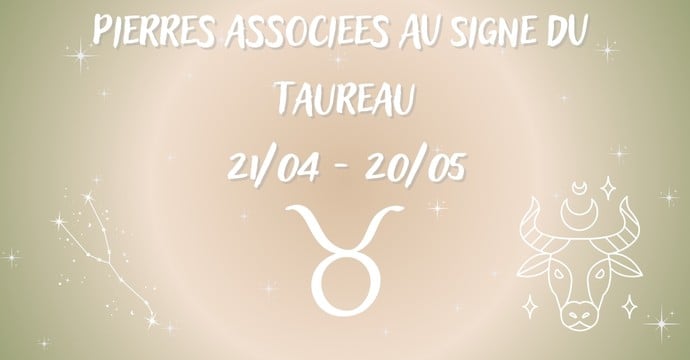 Pierres Naturelles pour le Signe du Taureau